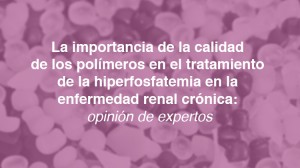 La importancia de la calidad de los polímeros en el tratamiento de la hiperfosfatemia en la enfermedad renal crónica: opinión de expertos